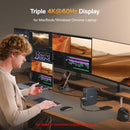 iVANKY 20-in-1 DisplayLink Docking Station Air FusionDock Pro 2, Triple 4K@60Hz Displays for M1/M2/M3/M4/M5 MacBook/Windows, 180W, 2.5GbE, HDMI, DP, 10Gbps