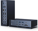 iVANKY 20-in-1 Docking Station FusionDock Max 1, Thunderbolt 4 for Mac M1/M2/M3/M4, Four 6K@60Hz Monitors, 2x HDMI, 7x USB 10Gbps, 2.5GbE, 96W PD, SD/TF 4.0, 40G, Windows incompatible