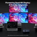 iVANKY 20-in-1 Docking Station FusionDock Max 1, Thunderbolt 4 for Mac M1/M2/M3/M4, Four 6K@60Hz Monitors, 2x HDMI, 7x USB 10Gbps, 2.5GbE, 96W PD, SD/TF 4.0, 40G, Windows incompatible