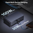 iVANKY 20-in-1 Docking Station FusionDock Max 1, Thunderbolt 4 for Mac M1/M2/M3/M4, Four 6K@60Hz Monitors, 2x HDMI, 7x USB 10Gbps, 2.5GbE, 96W PD, SD/TF 4.0, 40G, Windows incompatible