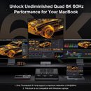 iVANKY 26-in-1 FusionDock Ultra Dual Thunderbolt 5 10GbE MacBook Docking Station 4x6K/Triple 8K M1-M5 Pro/Max 120Gbps 240W Incompatible with Windows