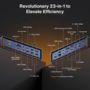iVANKY FusionDock Max 2 Thunderbolt5 23-in-1 Docking Station for Mac M1/M2/M3/M4/M5 Pro/Max 120Gbps Triple Monitors 6K@60Hz 140W PD Windows Incompatible