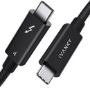 iVANKY Intel Certified Thunderbolt 4 Cable 1.5 m 240W Charging 40Gbps 8K Display USB-C to USB-C