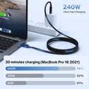 iVANKY Intel Certified Thunderbolt 4 Cable 1.5 m 240W Charging 40Gbps 8K Display USB-C to USB-C