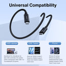 iVANKY Intel Certified Thunderbolt 4 Cable 1.5 m 240W Charging 40Gbps 8K Display USB-C to USB-C